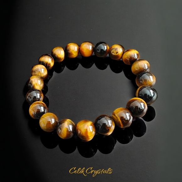 Other - Tiger Eye Bracelet - 10mm Unisex Natural Stones